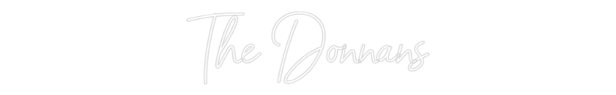 Custom Neon Sign Online Editor The Donnans