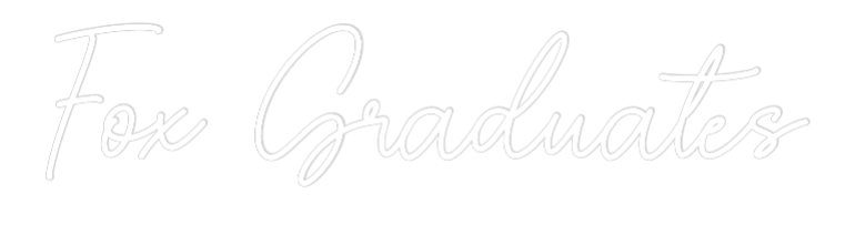 Custom Neon Sign Online Editor Fox Graduates
