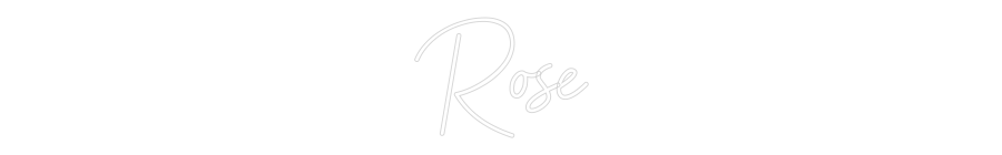 Custom Neon Sign Online Editor Rose