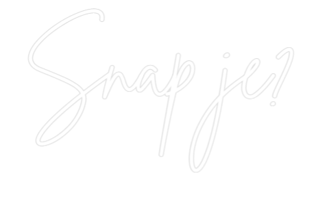 Custom Neon Sign Online Editor Snap je?