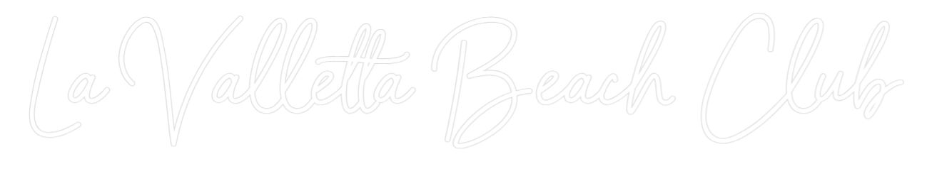 Custom Neon Sign Online Editor La Valletta B...