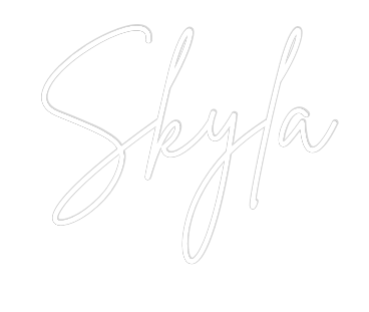 Custom Neon Sign Online Editor Skyla