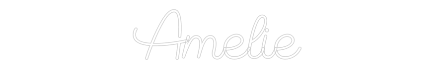 Custom Neon Sign Online Editor Amelie