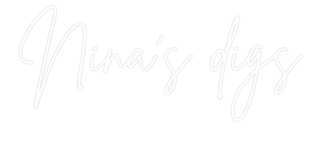Custom Neon Sign Online Editor Nina's digs