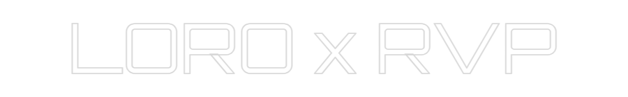 Custom Neon Sign Online Editor LORO x RVP