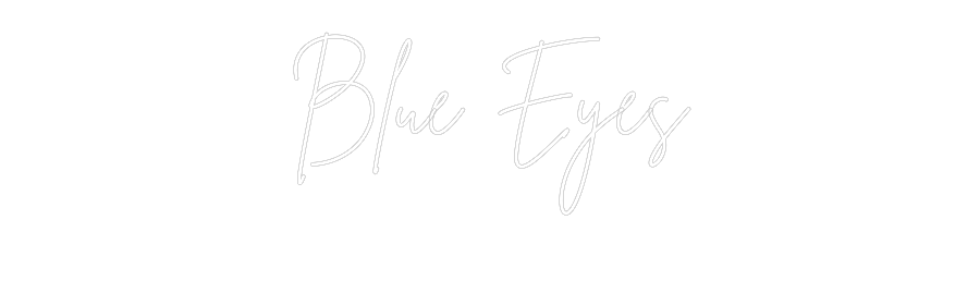 Benutzerdefinierter Neonschild-Online-Editor Blaue Augen