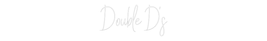 Custom Neon Sign Online Editor Double D’s