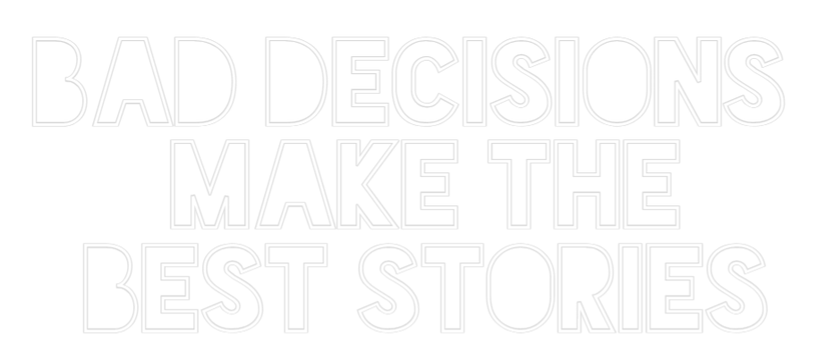 Custom Neon Sign Online Editor bad decisions...