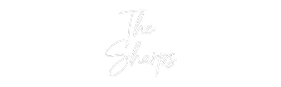 Custom Neon Sign Online Editor The 
Sharps