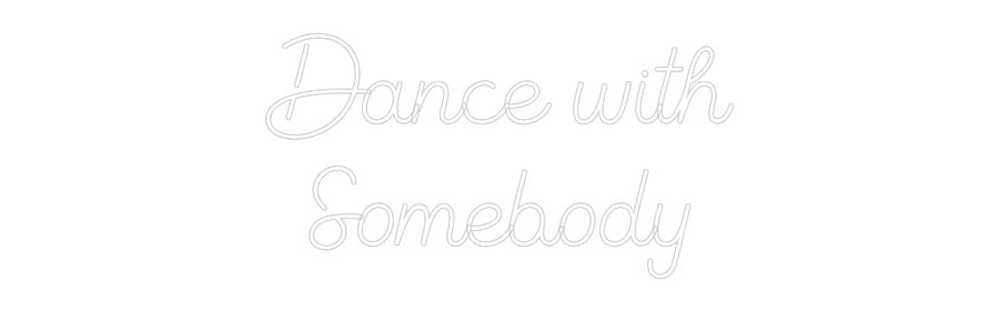 Editor on-line de letreiros neon personalizados Dance com
S...