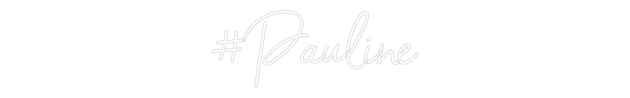 Custom Neon Sign Online Editor #Pauline