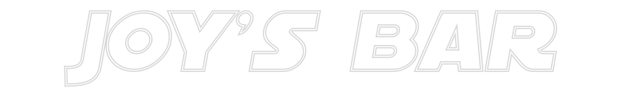 Custom Neon Sign Online Editor Joy's Bar