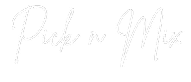 Aangepaste neonreclame online editor Pick n Mix