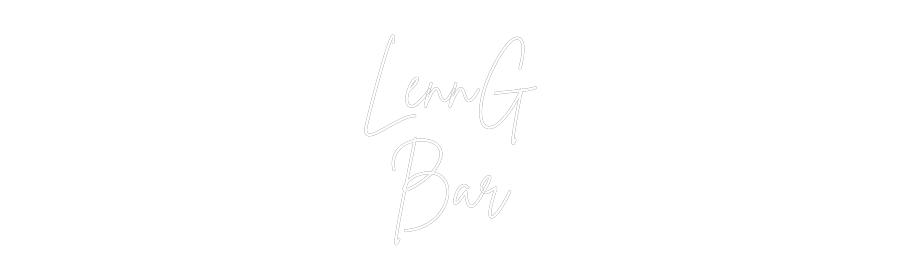 Custom Neon Sign Online Editor LennG
Bar