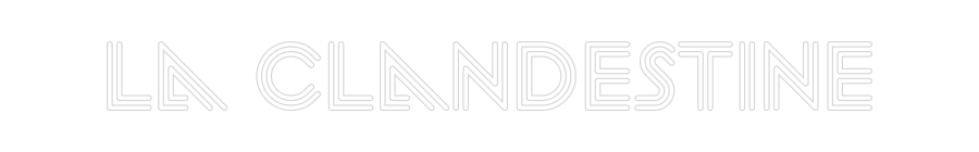 Custom Neon Sign Online Editor la clandestine