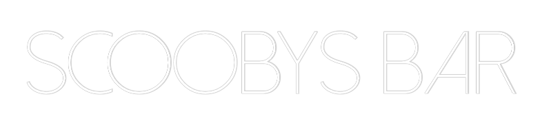 Tilpasset neonskilt på nettredigering Scoobys Bar