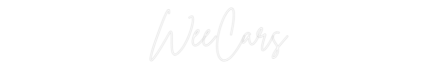 Custom Neon Sign Online Editor WeeCars