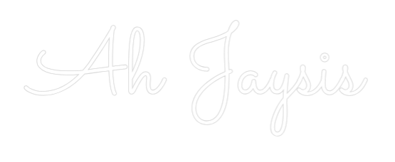 Custom Neon Sign Online Editor Ah Jaysis