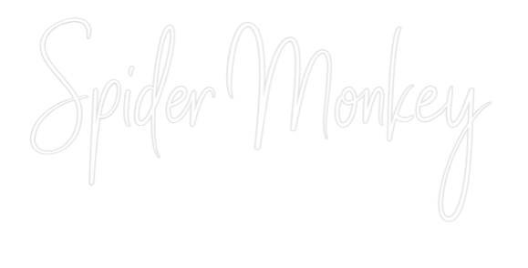 Custom Neon Sign Online Editor Spider Monkey