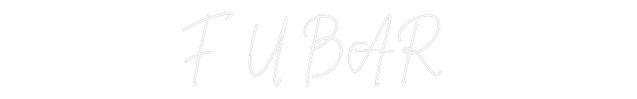 Editor online di insegne al neon personalizzate FU BAR