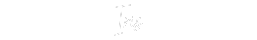 Custom Neon Sign Online Editor Iris