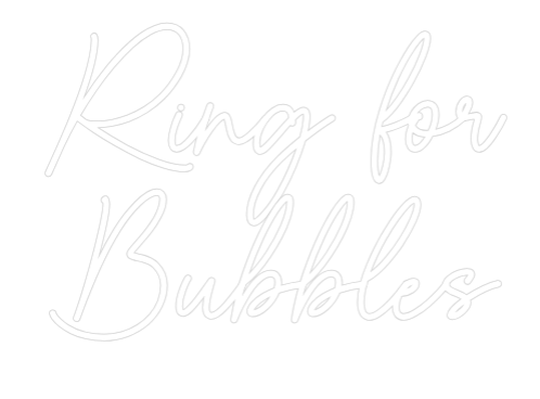 Tilpasset neonskilt online redigeringsring for
Bub...