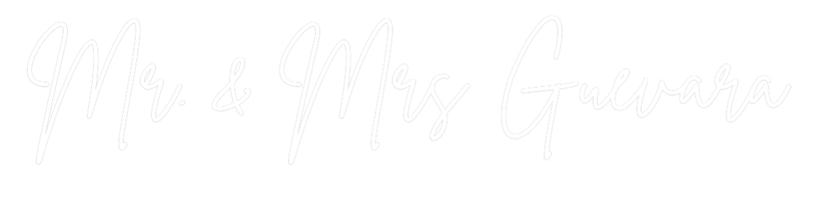 Custom Neon Sign Online Editor Mr. & Mrs Gue...