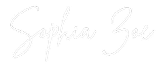 Custom Neon Sign Online Editor Sophia Zoe