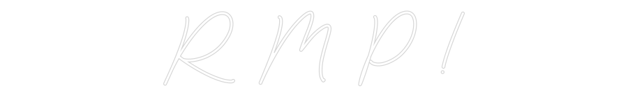 Custom Neon Sign Online Editor R M P !