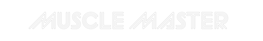 Editor on-line de letreiros de neon personalizados MUSCLE MASTER