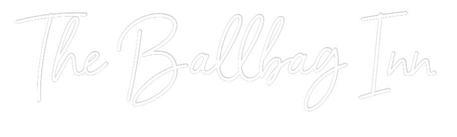 Custom Neon Sign Online Editor The Ballbag Inn