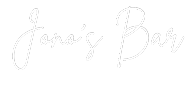 Editor online di insegne al neon personalizzate Jono's Bar