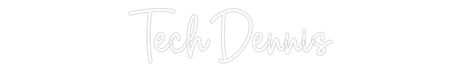 Custom Neon Sign Online Editor TechDennis