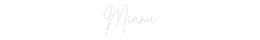Custom Neon Sign Online Editor Miami