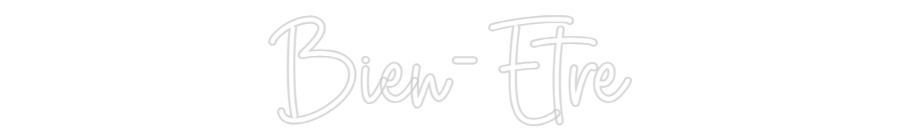 Brugerdefineret Neon Sign Online Editor Bien-Être