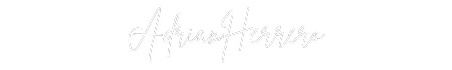 Custom Neon Sign Online Editor AdriánHerrero
