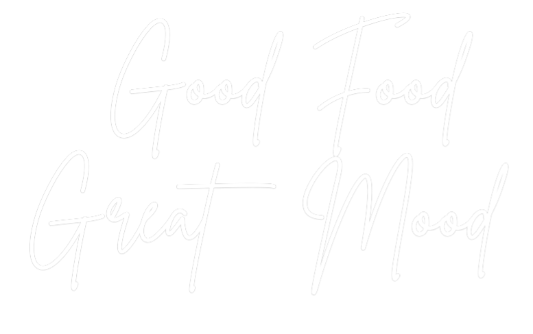 Online-Editor für benutzerdefinierte Neonschilder. Gutes Essen ...