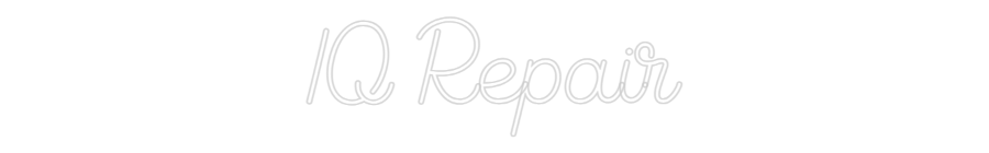 Custom Neon Sign Online Editor IQ Reparation
