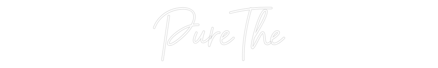 Editor online di insegne al neon personalizzate PureThé