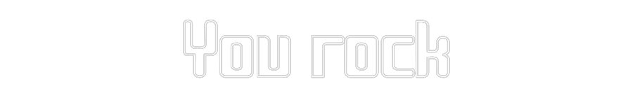 Custom Neon Sign Online Editor Du rocker