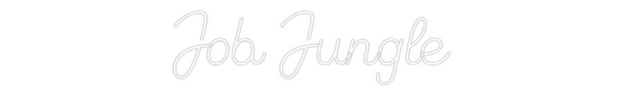 Editor online di insegne al neon personalizzate - Job Jungle