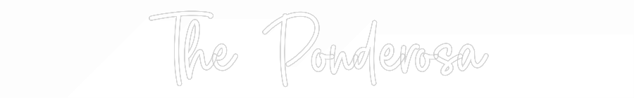 Custom Neon Sign Online Editor The Ponderosa