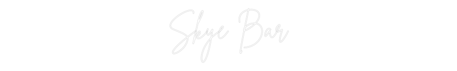 Custom Neon Sign Online Editor Skye Bar