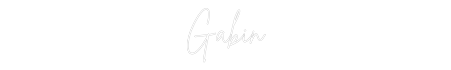 Custom Neon Sign Online Editor Gabin