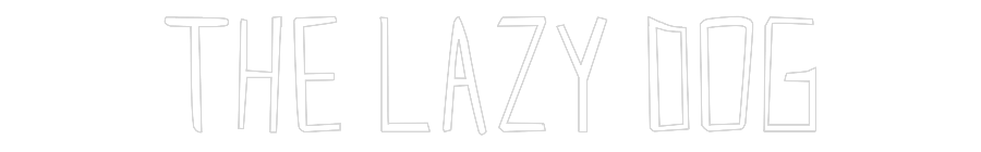 Custom Neon Sign Online Editor The Lazy Dog