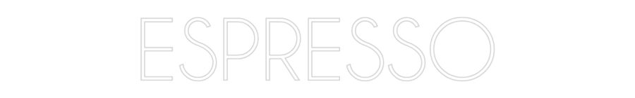 Editor en línea de letreros de neón personalizados ESPRESSO