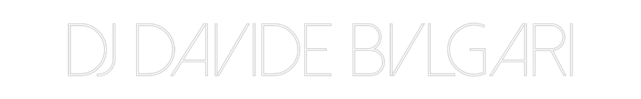 Custom Neon Sign Online Editor Dj Davide Bvl...