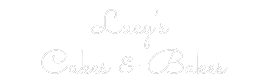 Custom Neon Sign Online Editor Lucy’s 
Cake...