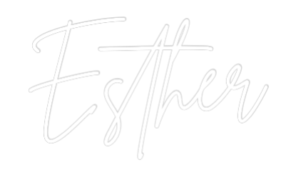Custom Neon Sign Online Editor Esther