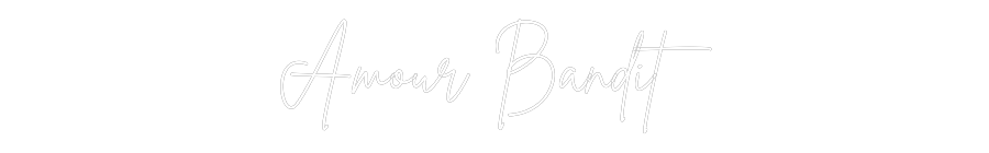 Custom Neon Sign Online Editor Amour Bandit